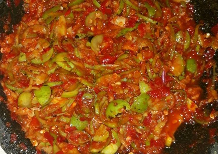 Kiat-kiat memasak Sambal gandaria gurih