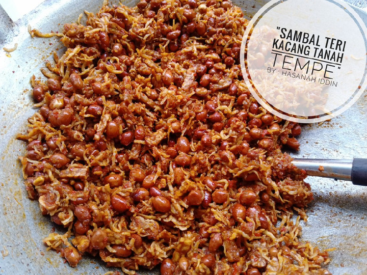 Resep: Sambal Teri Kacang Tanah Tempe Irit Anti Gagal