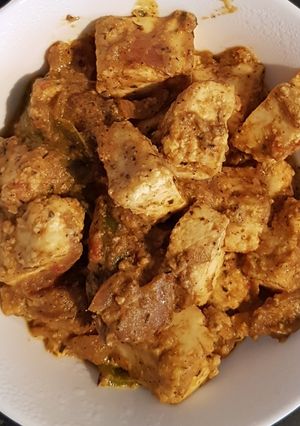 A picture of Paneer Pepper Masala.