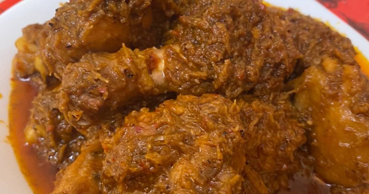 Resep Ayam Rendang KW (Bumbu mirip rendang asli) oleh Resep Ayam Rendang KW (Bumbu mirip rendang asli) oleh