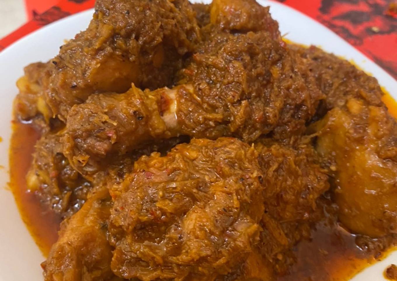 Ayam Rendang KW (Bumbu mirip rendang asli)