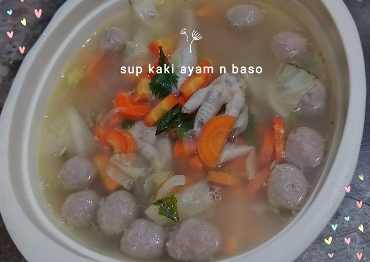 Sup kaki ayam n baso