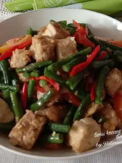Foto resep Tumis Kacang Panjang tahu tempe