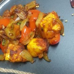 A picture of Cheese Chilli from Left Paneer Tikka.
