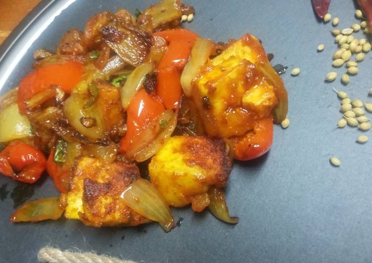Step-by-Step Guide to Make Favorite Cheese Chilli from Left Paneer Tikka