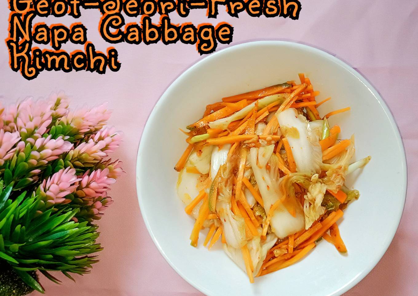 Geot-Jeori--Fresh Napa Cabbage Kimchi