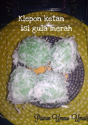 Foto resep Klepon ketan isi gula merah kenyel