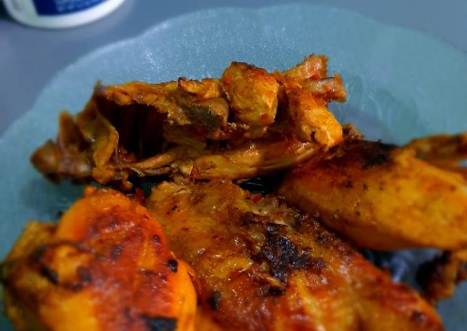 Resep Ayam Panggang Bumbu Rujak yang Enak Banget