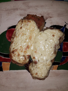 Una foto de Milanesas de Berenjena a la Napolitana