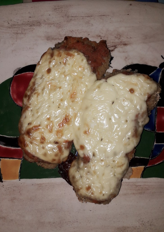 Una foto de Milanesas de Berenjena a la Napolitana