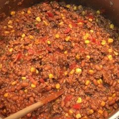 A picture of Teddy's Homemade Chili.