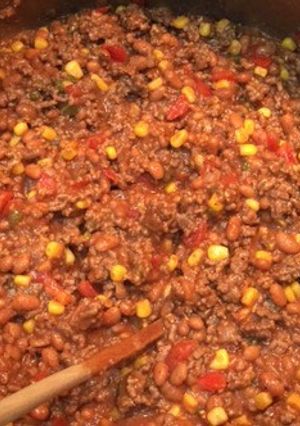 A picture of Teddy's Homemade Chili.