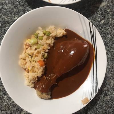 Piernitas de pollo en mole estilo mamá Receta de Ana l Ramirez - Cookpad