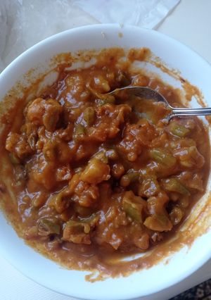 عکسی از دستور خوراک لوبیا سبز 😋