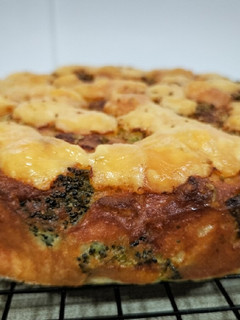Foto principal de Budín de brócoli y queso en airfryer