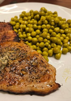 Sertéskaraj almával sütve 🥩🍏 recept fotója