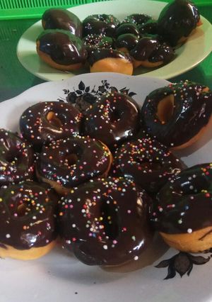 Foto resep Donat coklat sederhana
