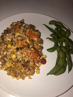 Una foto de Arroz frito Veggie