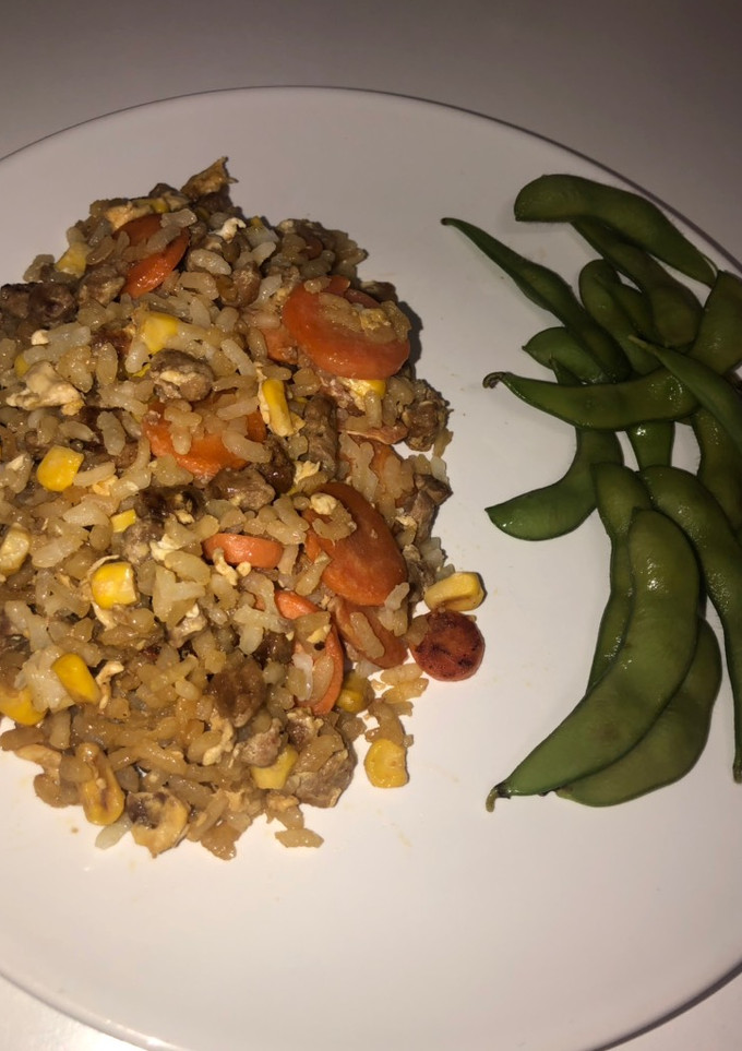 Una foto de Arroz frito Veggie