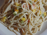 Spaghetti cremoso