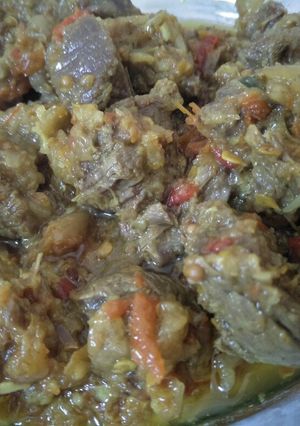 Foto resep Daging bumbu kunir