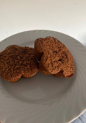 Una foto de Muffins de harina de algarroba