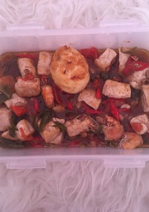 Foto resep Udang telor tauco tumis