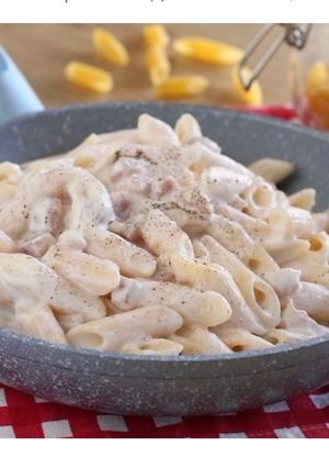 Foto di Mezze penne con ricotta e pancetta