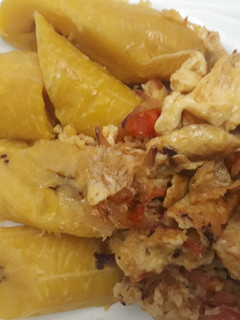 A picture of Boiled ripe plantain.