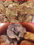 Braciole di maiale e carciofi fritti