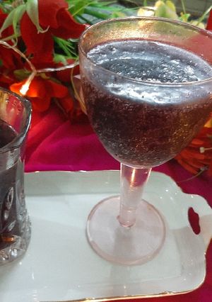 A picture of Black mulberry drink.