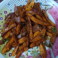 Honey Chili Potato A picture of Honey Chili Potato.