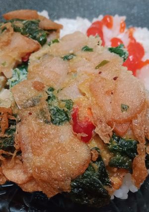 Foto resep Omelet Bayam Sosis