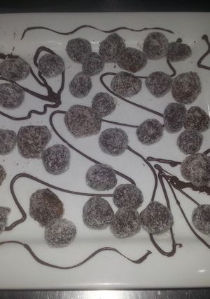 Una foto de Trufas de chocolate