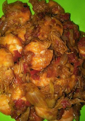 Foto resep Udang pedas manis