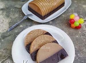 Foto resep Puding Kopi Lapis Coklat