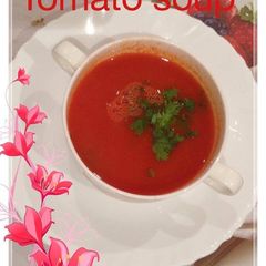 A picture of Tomato soup.