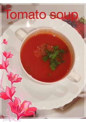 A picture of Tomato soup.