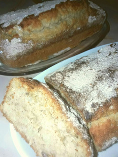 Una foto de Budín de banana y canela