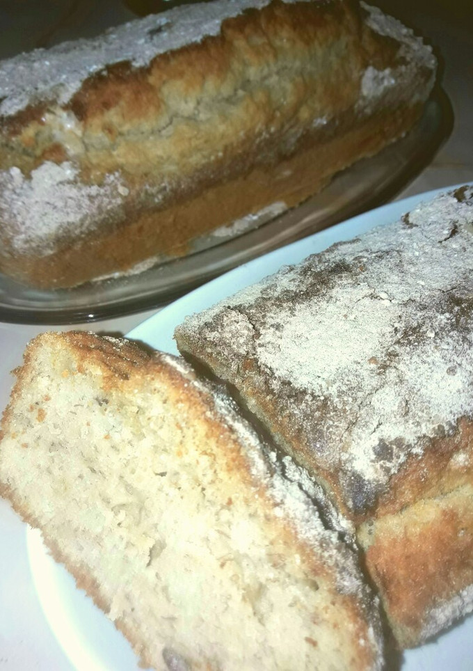 Una foto de Budín de banana y canela