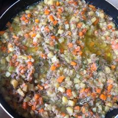 A picture of Meat pie filling.