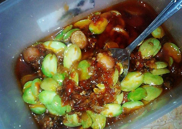 Sambel Pete Cumi Nampoool Pedesnya