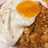 Migas de coliflor con huevos a la plancha
