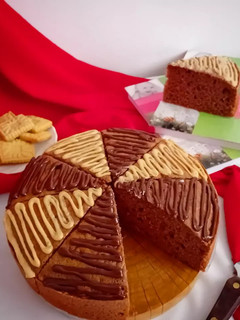 عکسی از دستور کیک لوتوس