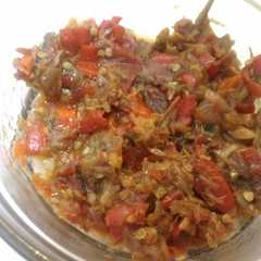 A picture of Sambal tomat teri.