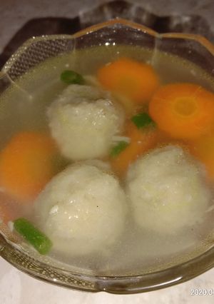 Foto resep Sop daging bakso simple