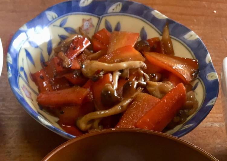 Pan fried carrot
