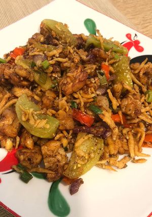 Foto resep Teri Tempe Sambal Bawang Tomat Ijo