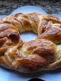 Rosca trenzada rellena