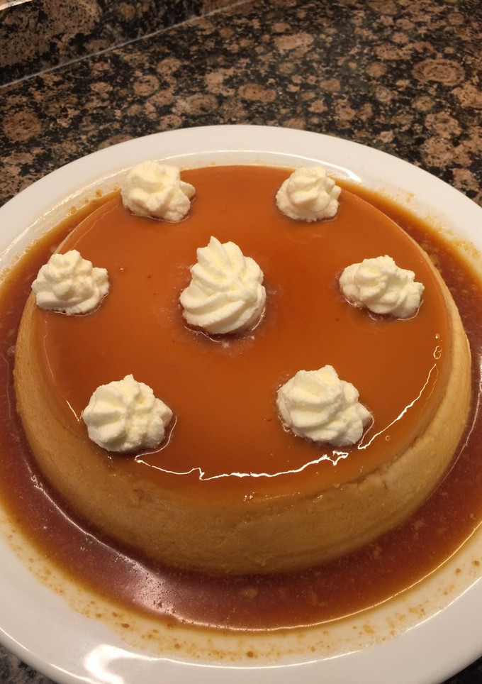 Una foto de Flan de queso Mascarpone